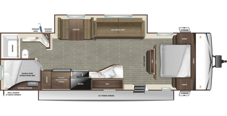 2023 Starcraft Autumn Ridge Outfitter 26BHS Floorplan