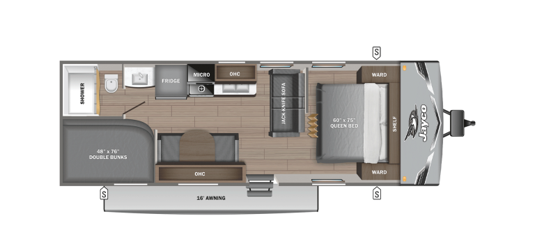 2026 Jayco Jay Flight SLX 260BH Floorplan