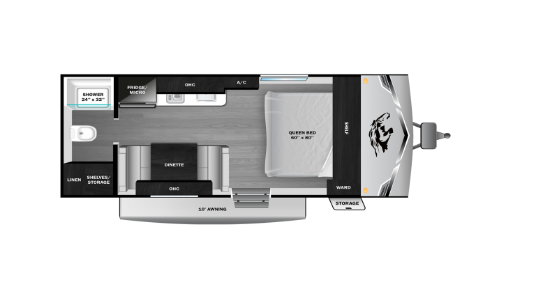 2026 Open Range Colt 17QB Floorplan