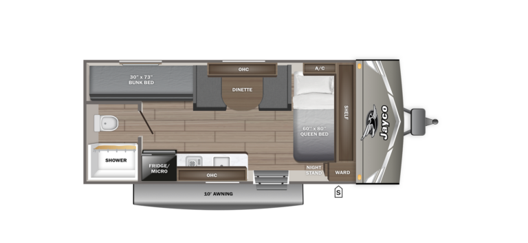 2027 Jayco Jay Flight 170BH Floorplan