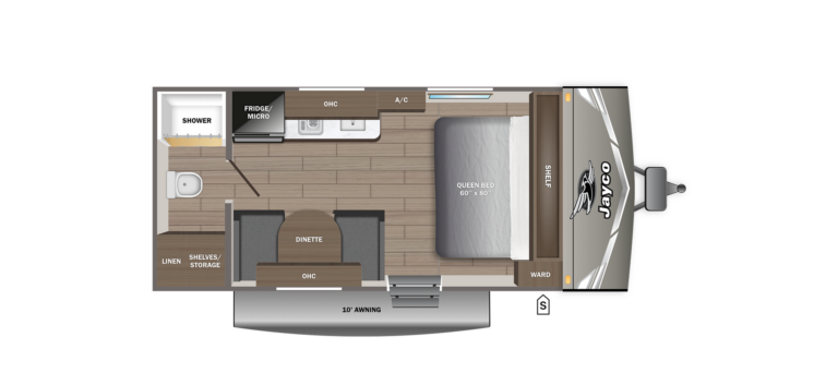 2027 Jayco Jay Flight 170FQ Floorplan
