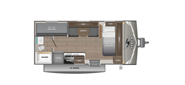 2027 Jayco Jay Flight 175BH Floorplan