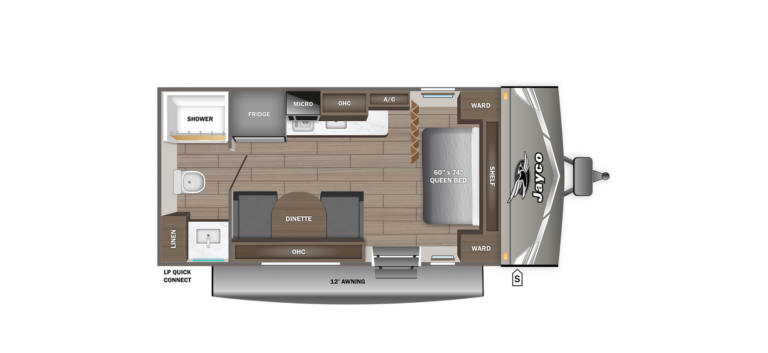 2027 Jayco Jay Flight 175FQ Floorplan
