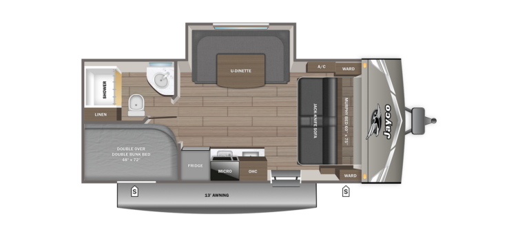 2027 Jayco Jay Flight 197MB Floorplan