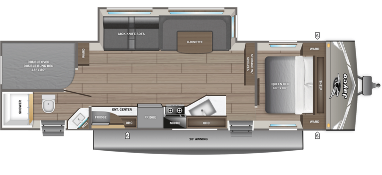 2027 Jayco Jay Flight 208BHS Floorplan