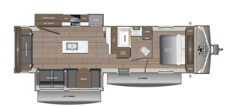 2027 Jayco Jay Flight 290RLS Floorplan