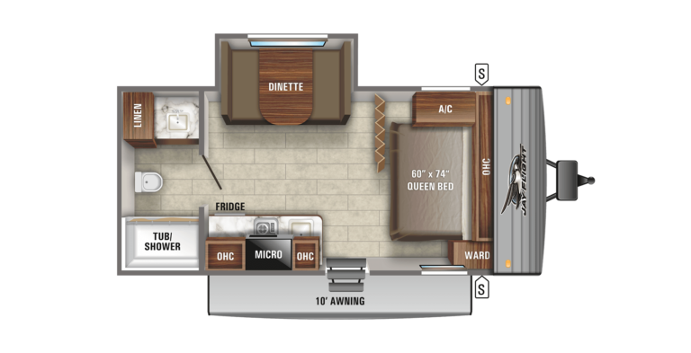 2021 Jayco Jay Flight SLX 7 183RB Floorplan