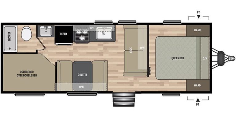 2020 Keystone Springdale 260BH Floorplan