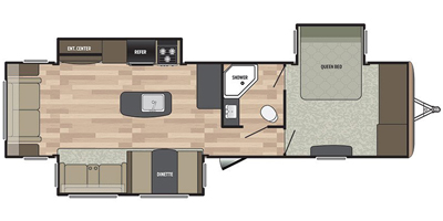 2019 Keystone Springdale 333RE Floorplan