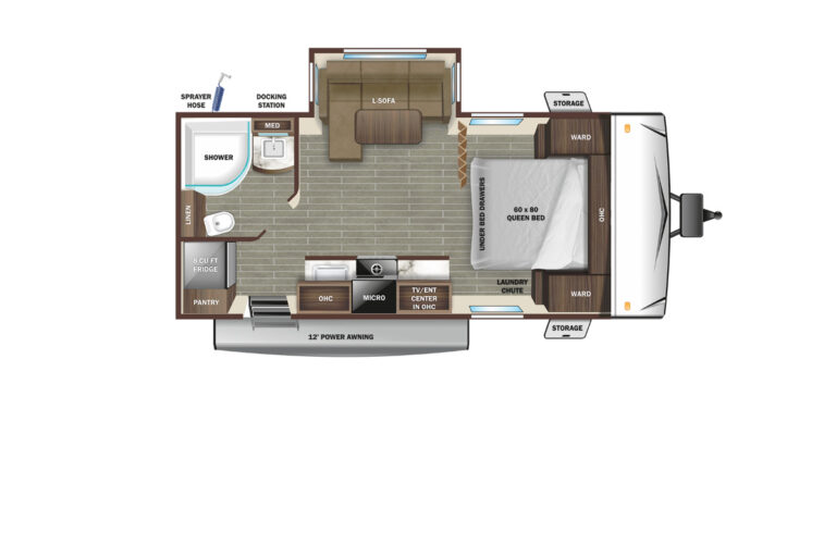 2022 Starcraft Super Lite 212FB Floorplan
