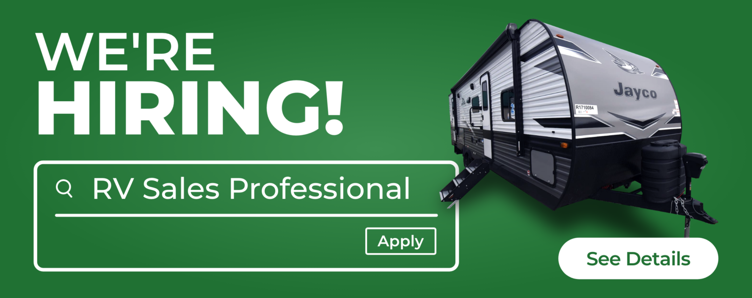 We're Hiring an RV Sales Professional