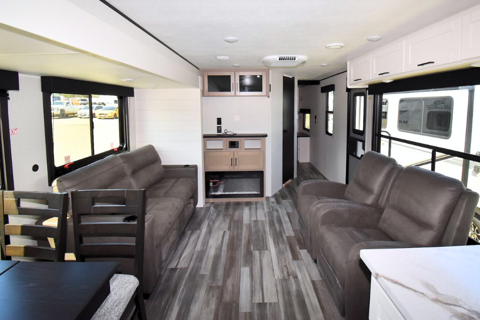 Interior of a Jayco Flight SLX